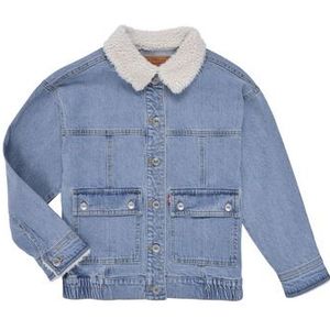 Levi's - Kids Denim Sherpa Jas - Oversized Truckerjack - Katoen