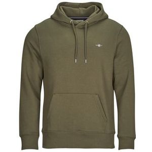 Gant  REG SHIELD HOODIE  Truien  heren Kaki