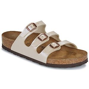 BIRKENSTOCK  Florida BF Graceful Pearl White  slippers  dames Beige