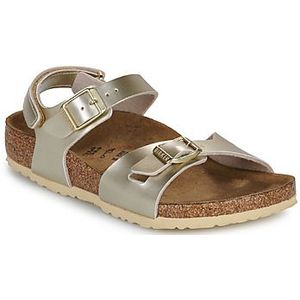 BIRKENSTOCK  Rio AS Kids BF Electric Metallic Gold  sandalen  kind Goud