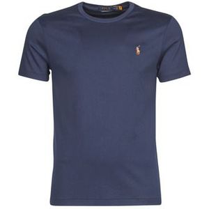 Polo Ralph Lauren  T-SHIRT AJUSTE COL ROND EN PIMA COTON LOGO PONY PLAYER MULTICOLO  Shirts  heren Blauw