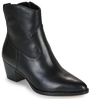 Ralph Lauren - Harpher - Enkellaarsjes - Zwart - Leer