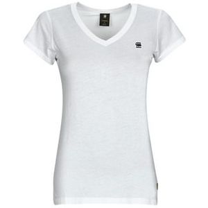 G-Star Raw  eyben slim v  Shirts  dames Wit