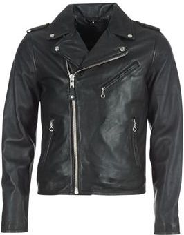 Schott - LEVOQ - Leren Jas - Zwart - Heren