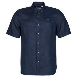 Timberland  SS Mill River Linen Shirt Slim  overhemden  heren Marine