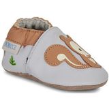 Robeez - Squicky - Pantoffels - Grijs - Zonder Sluiting