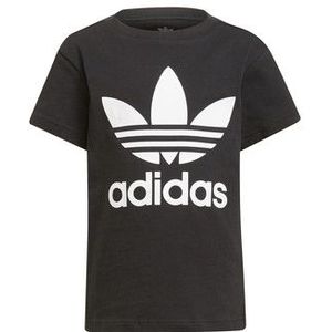 adidas Originals T-Shirt - Trefoil - Zwart/Wit - adidas Originals - 8 jaar (128) - T-Shirts