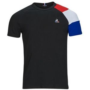 Le Coq Sportif  BAT TEE SS N°1  Shirts  heren Zwart