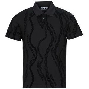 Versace Jeans Couture - POLO77GAG6R0 - Polo T-Shirt - Zwart - Korte Mouw