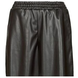 Karl Lagerfeld  PERFORATED FAUX LEATHER SHORTS  Broeken  dames Zwart