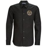 Versace Jeans Couture, Heren, Overhemden, Zwart, Maat: M