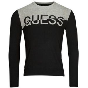 Guess  ALEX LS CN LOGO SWEATER  Truien  heren Zwart