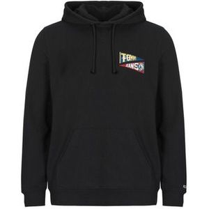 TOMMY JEANS - Hoodie - Zwart - Katoen