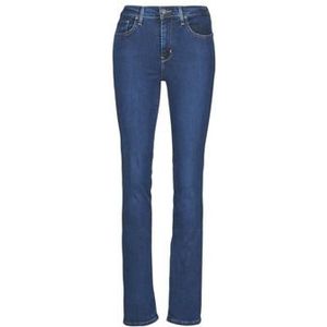 Levis  724 HIGH RISE STRAIGHT  Broeken  dames Blauw