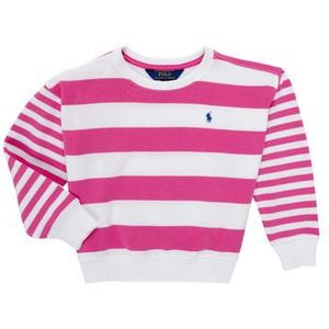 Polo Ralph Lauren  STRPEBBBLCN-KNIT SHIRTS-SWEATSHIRT  Truien  kind Roze