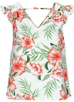 Only - ONLSYLVIE LIFE FR S/S FRILL TOP - Blouse - Multicolour