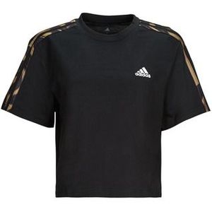 adidas  VIBAOP 3S CRO T  Shirts  dames Zwart