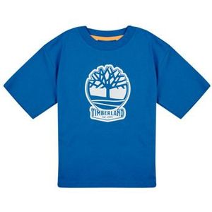 Timberland - T60422 - T-shirt - Blauw - Korte Mouwen - Jongens