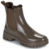 LEMON JELLY - COLDEN - Regenlaarzen - Kaki - Waterdicht - Met Plateau