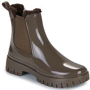 LEMON JELLY - COLDEN - Regenlaarzen - Kaki - Waterdicht - Met Plateau