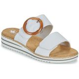 RIEKER V0692-80 Slipper - Wit - Gezondheidsslipper