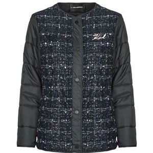 Karl Lagerfeld  BOUCLE SHORT PADDED JACKET  jassen  dames Blauw