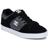 DC Shoes - Pure - Lage Cupsole Schoenen - Zwart - Leer/Nubuck