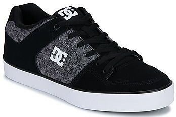 DC Shoes - Pure - Lage Cupsole Schoenen - Zwart - Leer/Nubuck