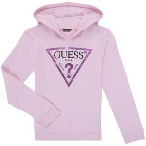 Guess  HOODED LS FLEECE_CORE  Truien  kind Roze