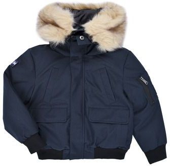 SCHOTT - Parka - Blauw - 10-16 jaar - Polyester materiaal