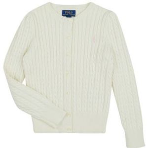 Polo Ralph Lauren  MINI CABLE-TOPS-SWEATER  Vesten  kind Wit