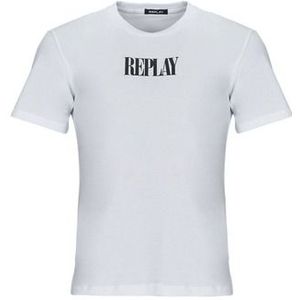 Replay  M6657  Shirts  heren Wit