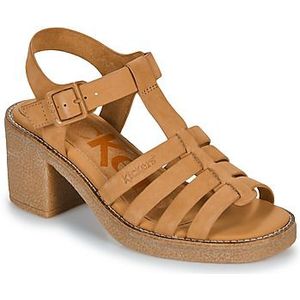 KICKERS - Volyne - Sandalen - Kastanje - Leer