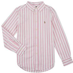 Polo Ralph Lauren  CHEMISE RAYEE  overhemden  kind Roze