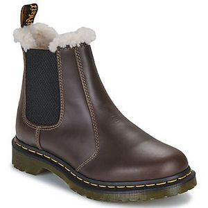 DR. MARTENS - Chelsea Boots 2976 Leonore - Donker Kaki - Leer