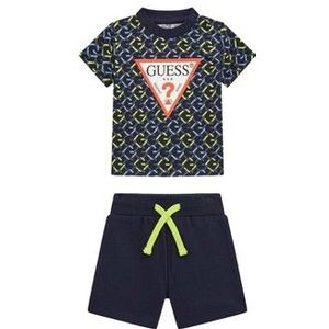 Guess  SS T SHIRT ACTIVE  Setjes kind Marine