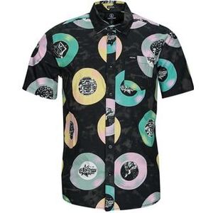 Volcom  V ENT LP WOVEN SS  overhemden  heren Zwart