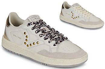 Victoria - 1985 SMASH - Leren Sneakers - Crema - Retro Logo Met Studs