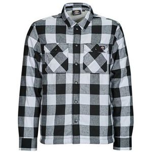 Dickies - Sherpa Sacramento - Overhemd - Wit, Grijs - 65% Polyester, 35% Katoen