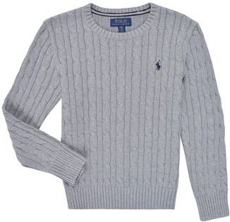 Polo Ralph Lauren - LS CABLE CN-TOPS-SWEATER - Trui - Grijs