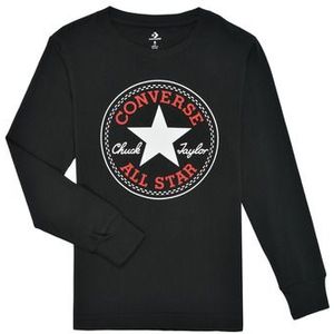 Converse  CHUCK PATCH LONG SLEEVE TEE  Shirts  kind Zwart