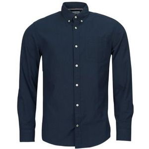 Jack &amp; Jones  JJEOXFORD SHIRT LS  overhemden  heren Marine