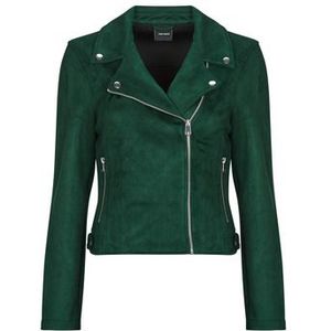 Vero Moda - VMJOSE - Leren Jas - Groen - Dames