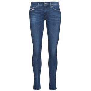 Diesel  SLANDY-LOW  Broeken  dames Blauw