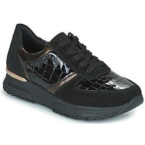 Rieker  N7412-00  Sneakers  dames Zwart