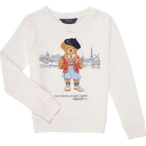 Polo Ralph Lauren - BEARCNFLEECE-KNIT - Sweatshirt - Wit - Kind