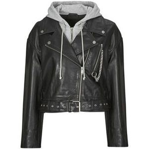 Ikks  PERF CUIR CAP  jassen  dames Zwart