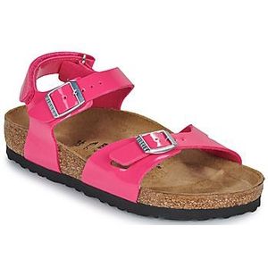 BIRKENSTOCK  Rio AS Kids BF Patent Fuchsia Tulip  sandalen  kind Roze