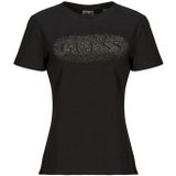 Guess - T-shirt - Zwart - Dames - Katoen - Regular Fit