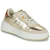 D.Franklin - Court Basic Snake - Sneakers - Goud - Synthetisch Leer